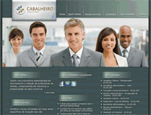 Tablet Screenshot of cabalheiroconsultores.com